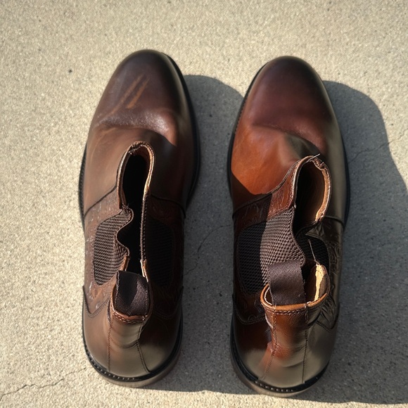 Robert Graham Brown Leather Chelsea Boots - Picture 4 of 6